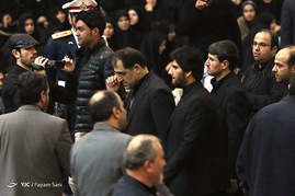 خاکسپاری پیکر آیت الله هاشمی رفسنجانی در مرقد مطهر