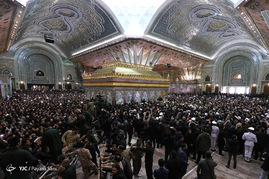 خاکسپاری پیکر آیت الله هاشمی رفسنجانی در مرقد مطهر