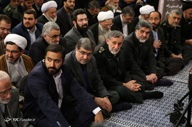 مراسم ترحیم حجت‌الاسلام والمسلمین هاشمی در حسینیه امام خمینی(ره)
