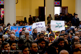 مراسم ترحیم آیت الله هاشمی رفسنجانی در حرم مطهر شاهچراغ(ع) - شیراز ‎
