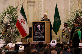 مراسم ترحیم آیت الله هاشمی رفسنجانی در حرم مطهر شاهچراغ(ع) - شیراز ‎
