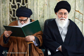 مراسم ترحیم آیت الله هاشمی رفسنجانی در حرم رضوی
