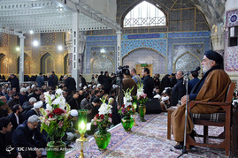 مراسم ترحیم آیت الله هاشمی رفسنجانی در حرم رضوی
