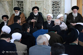 مراسم ترحیم آیت الله هاشمی رفسنجانی در حرم رضوی
