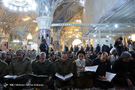 مراسم ترحیم آیت الله هاشمی رفسنجانی در حرم رضوی
