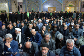 مراسم ترحیم آیت الله هاشمی رفسنجانی در حرم رضوی
