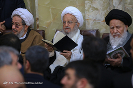 مراسم بزرگداشت مرحوم آیت الله هاشمی رفسنجانی در مسجد اعظم قم‎
