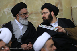 مراسم بزرگداشت مرحوم آیت الله هاشمی رفسنجانی در مسجد اعظم قم‎
