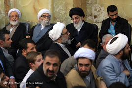 مراسم بزرگداشت مرحوم آیت الله هاشمی رفسنجانی در مسجد اعظم قم‎
