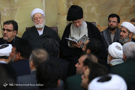 مراسم بزرگداشت مرحوم آیت الله هاشمی رفسنجانی در مسجد اعظم قم‎
