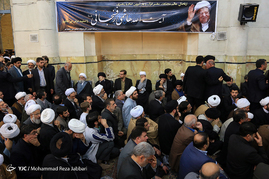 مراسم بزرگداشت مرحوم آیت الله هاشمی رفسنجانی در مسجد اعظم قم‎
