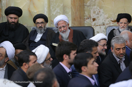 مراسم بزرگداشت مرحوم آیت الله هاشمی رفسنجانی در مسجد اعظم قم‎
