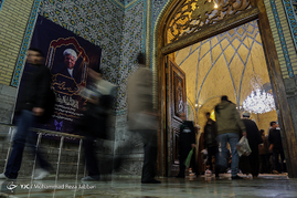 مراسم بزرگداشت مرحوم آیت الله هاشمی رفسنجانی در مسجد اعظم قم‎
