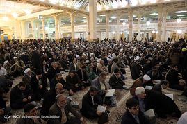 مراسم هفتمین روز درگذشت آیت الله هاشمی رفسنجانی در حرم حضرت معصومه(س)
