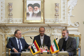 دیدار رییس مجلس با نخست وزیر سوریه