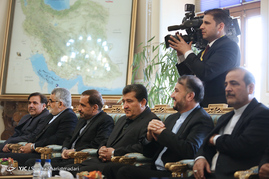 دیدار رییس مجلس با نخست وزیر سوریه