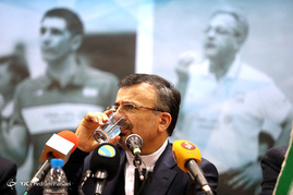 نشست خبری رئیس فدراسیون والیبال
