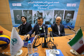 نشست خبری رئیس فدراسیون والیبال
