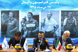 نشست خبری رئیس فدراسیون والیبال
