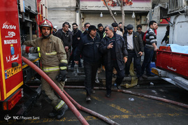 دومین روز عملیات امداد و نجات در ساختمان پلاسکو