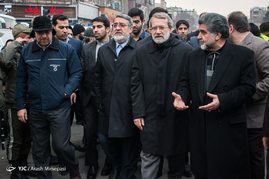 حضور مسئولین کشوری در محل حادثه ساختمان پلاسکو‎