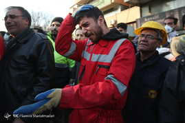 هفتمین روز عملیات امداد و نجات در ساختمان پلاسکو