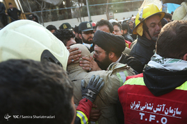 هفتمین روز عملیات امداد و نجات در ساختمان پلاسکو