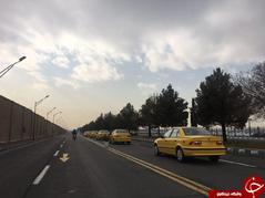 رژه تاکسی های ایران خودرو