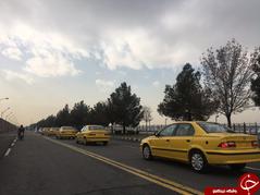 رژه تاکسی های ایران خودرو