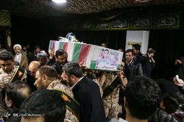 وداع با شهدای آتش نشان در معراج شهدا