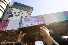 مراسم تشییع پیکر شهدای آتشنشان