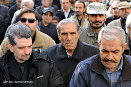 مراسم تشییع پیکر کاظم افرندنیا از خانه سینما
