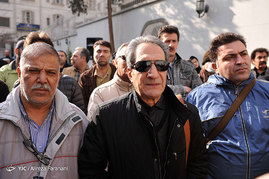 مراسم تشییع پیکر کاظم افرندنیا از خانه سینما
