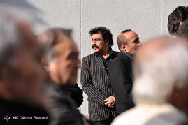 مراسم تشییع پیکر کاظم افرندنیا از خانه سینما
