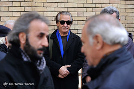 مراسم تشییع پیکر کاظم افرندنیا از خانه سینما
