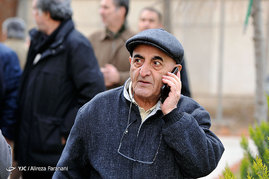 مراسم تشییع پیکر کاظم افرندنیا از خانه سینما
