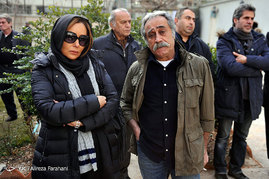 مراسم تشییع پیکر کاظم افرندنیا از خانه سینما
