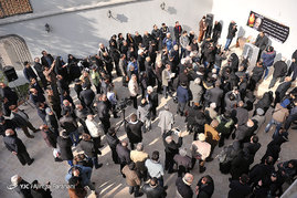 مراسم تشییع پیکر کاظم افرندنیا از خانه سینما
