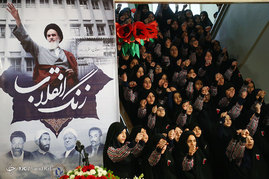 مراسم گرامیداشت سالروز ورود امام خمینی(ره) به مدرسه رفاه و یادبود آیت‌الله هاشمی رفسنجانی
