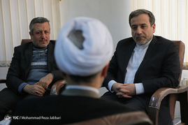 دیدار عراقچی با مراجع تقلید و علما در قم‎