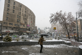 بارش برف در تهران