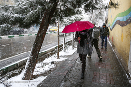 بارش برف در تهران