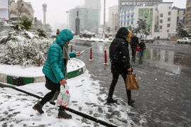 بارش برف در تهران