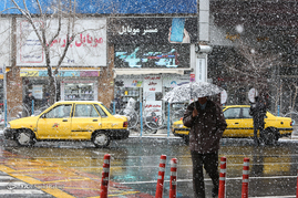 بارش برف در تهران