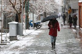 بارش برف در تهران