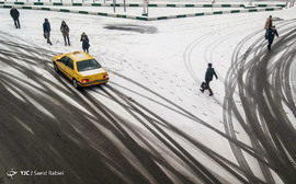 بارش برف در تهران