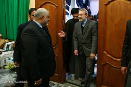 سخنرانی علی لاریجانی در جمع نخبگان اردستانی مقیم مرکز