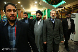 سخنرانی علی لاریجانی در جمع نخبگان اردستانی مقیم مرکز