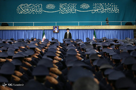 دیدار جمعی از فرماندهان و کارکنان نیروی هوایی ارتش و قرارگاه پدافند هوایی با رهبر معظم انقلاب
