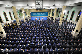دیدار جمعی از فرماندهان و کارکنان نیروی هوایی ارتش و قرارگاه پدافند هوایی با رهبر معظم انقلاب
